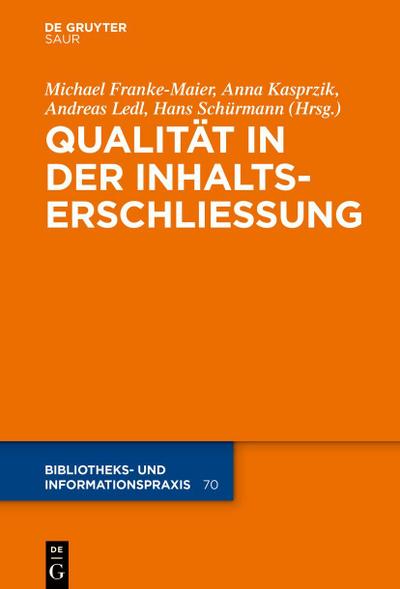 Qualität in der Inhaltserschließung