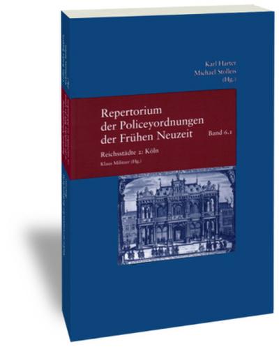 Band 6: Reichsstädte 2: Köln, 2 Teile. Tl.2