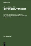 Einzelvorschriften des Bundes zum Datenschutz