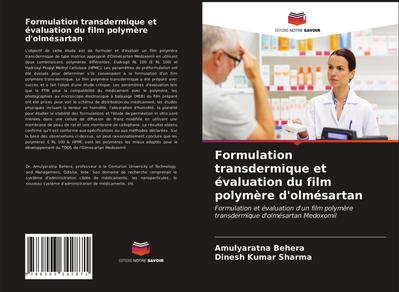 Formulation transdermique et évaluation du film polymère d’olmésartan