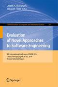 Evaluation of Novel Approaches to Software Enginee