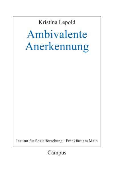 Ambivalente Anerkennung