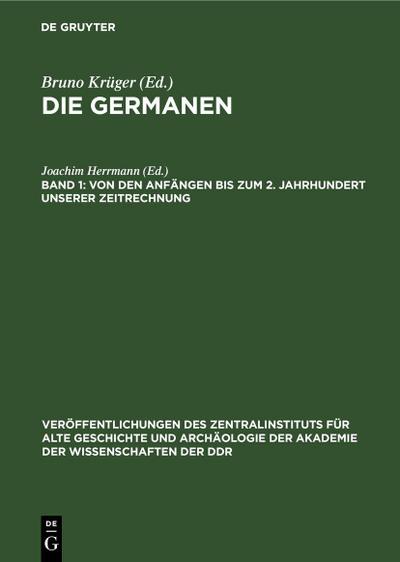 Von den Anfängen bis zum 2. Jahrhundert unserer Zeitrechnung
