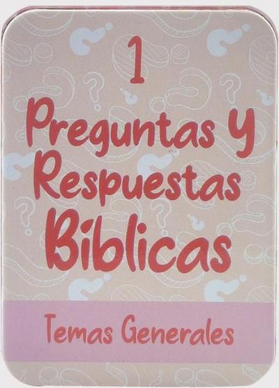 Preguntas Y Respuestas Bíblicas 1: Temas Generales (Caja de Metal)