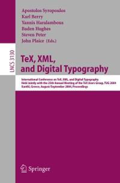 TeX, XML, and Digital Typography