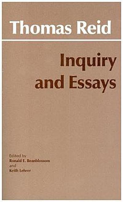 Inquiry and Essays