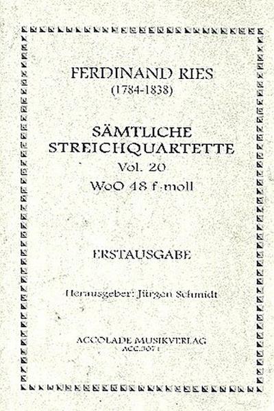 Streichquartett f-Moll WoO48