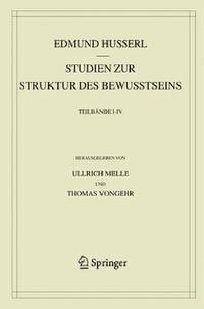 Studien zur Struktur des Bewusstseins, m. 4 Buch