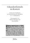 Urkundenformeln im Kontext
