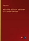 Kalender und Jahrbuch für Israeliten auf das Schal