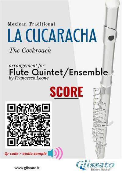 Flute Quintet Score of "La Cucaracha"