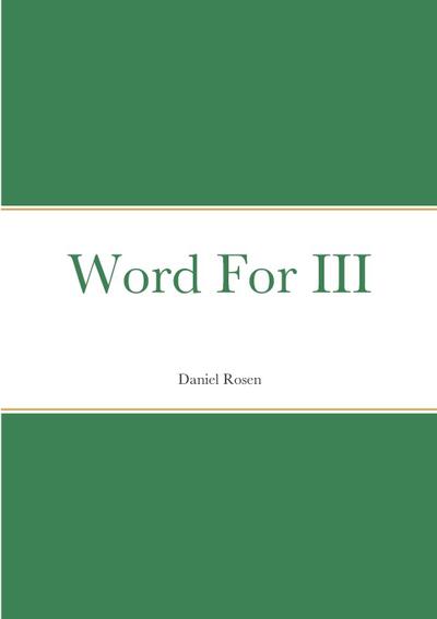 Word For III