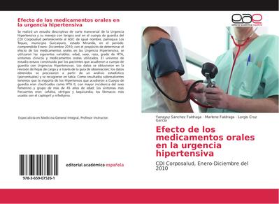 Efecto de los medicamentos orales en la urgencia hipertensiva