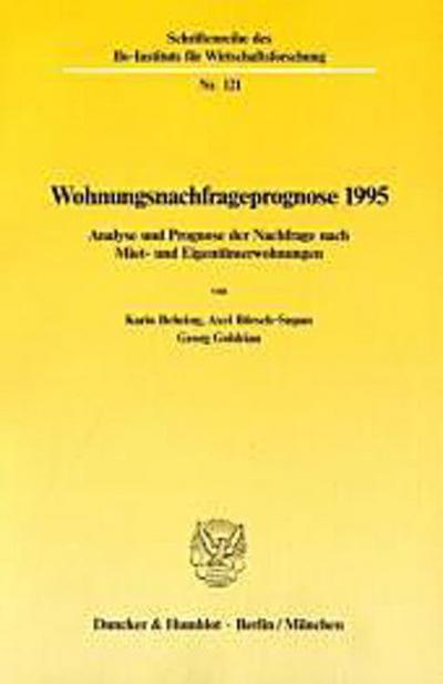 Wohnungsnachfrageprognose 1995.