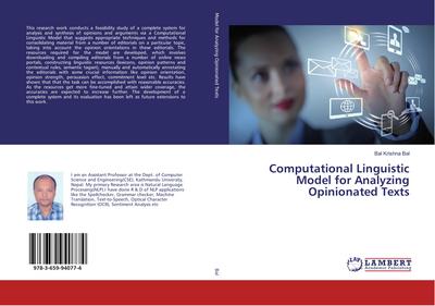 Computational Linguistic Model for Analyzing Opinionated Texts
