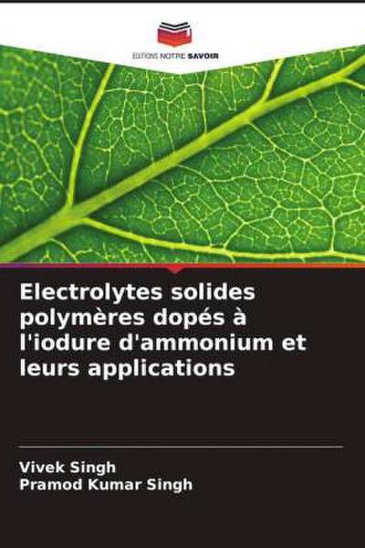 Electrolytes solides polymères dopés à l’iodure d’ammonium et leurs applications