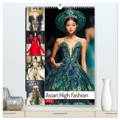 Asian High Fashion. Eleganz und Glamour auf dem Laufsteg (hochwertiger Premium Wandkalender 2026 DIN A2 hoch), Kunstdruck in Hochglanz