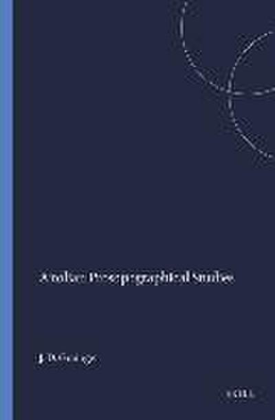 Aitolian Prosopographical Studies