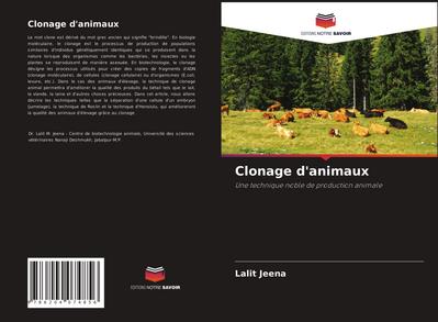 Clonage d’animaux
