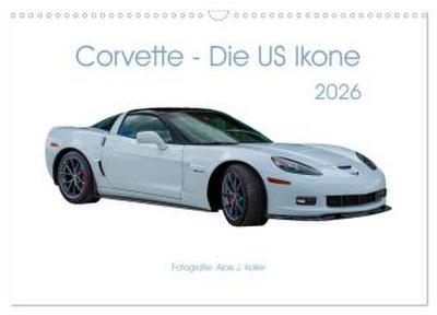 Corvette - Die US Ikone 2026 (Wandkalender 2026 DIN A3 quer), CALVENDO Monatskalender