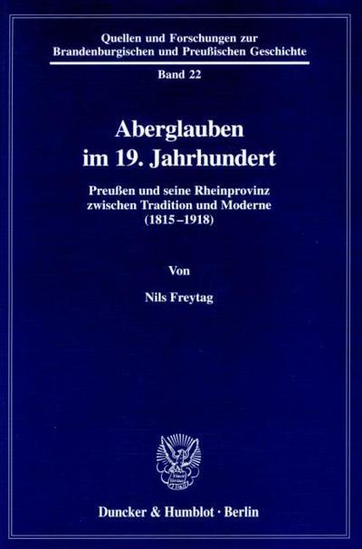 Aberglauben im 19. Jahrhundert.