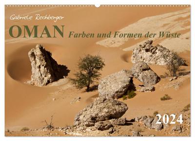 OMAN Farben und Formen der Wüste (Wandkalender 2024 DIN A2 quer), CALVENDO Monatskalender
