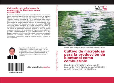 Cultivo de microalgas para la producción de bioetanol como combustible