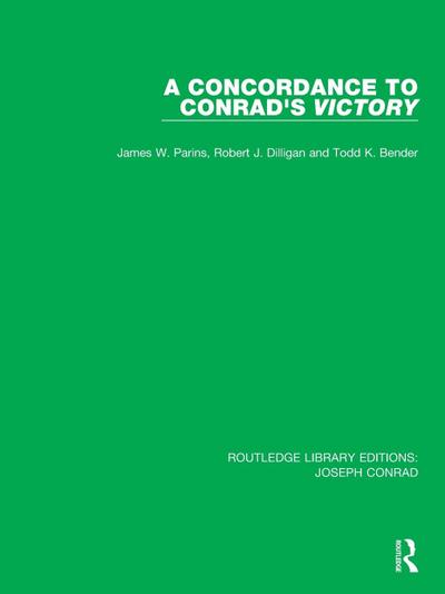 A Concordance to Conrad’s Victory