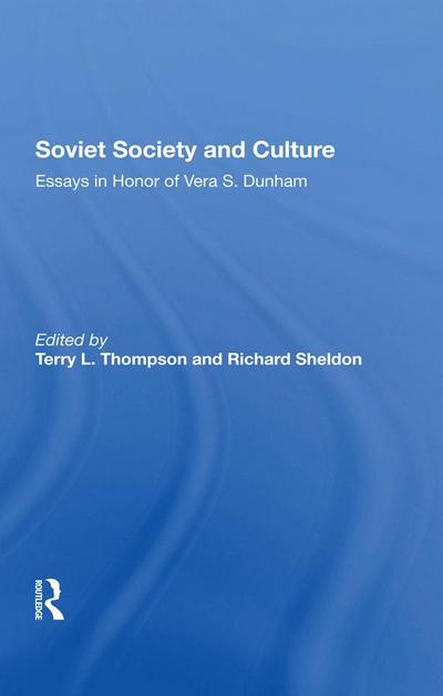 Soviet Society And Culture