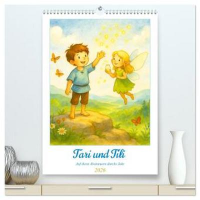 Tari und Tili (hochwertiger Premium Wandkalender 2026 DIN A2 hoch), Kunstdruck in Hochglanz