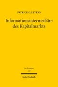 Informationsintermediäre des Kapitalmarkts