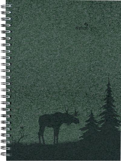Wochenplaner Nature Line Pine 2023 - Taschen-Kalender A5 - 1 Woche 2 Seiten - Ringbindung - 128 Seiten - Umwelt-Kalender - mit Hardcover - Alpha Edition