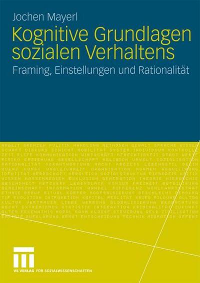 Kognitive Grundlagen sozialen Verhaltens