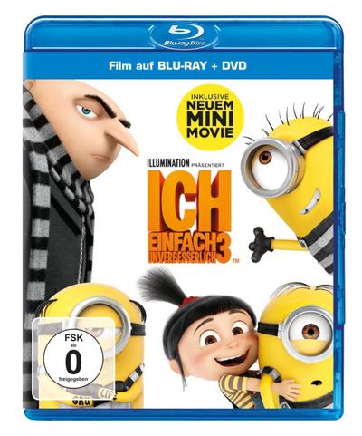 Ich einfach unverbesserlich 3, 1 Blu-ray + 1 DVD