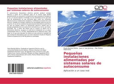 Pequeñas instalaciones alimentadas por sistemas solares de autoconsumo