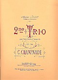 Trio no.2 op.34pour piano, violon et violoncelle