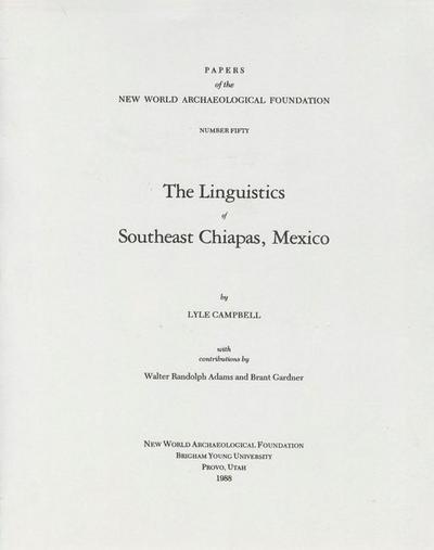 LINGUISTICS OF SOUTHEAST CHIAP