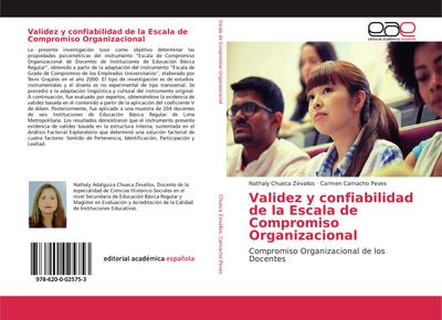 Validez y confiabilidad de la Escala de Compromiso Organizacional