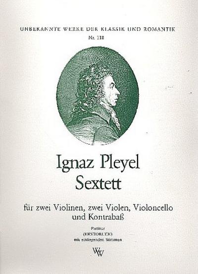 Sextettfür 2 Violinen, 2 Violen, Violoncello und Kontrabaß