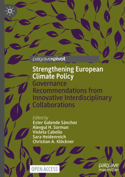 Strengthening European Climate Policy