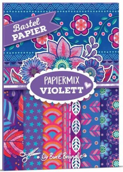 Papiermix Violett