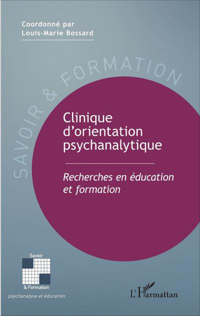 Clinique d’orientation psychanalytique