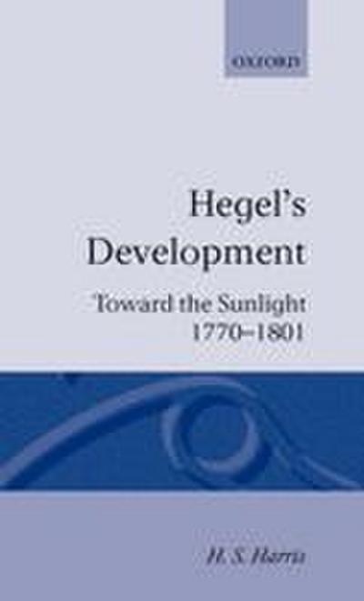 Hegel’s Development