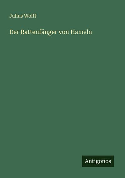 Der Rattenfänger von Hameln
