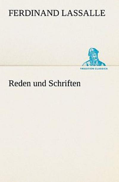 Reden und Schriften