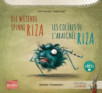 Die wütende Spinne Riza (Deutsch-Französisch)