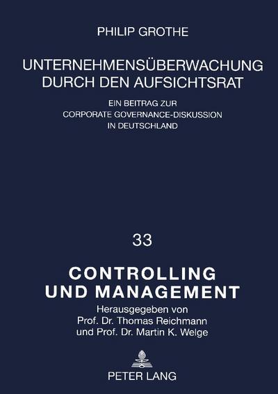 Unternehmensüberwachung durch den Aufsichtsrat