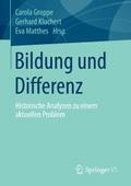 Bildung und Differenz