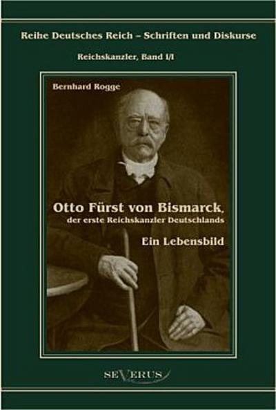Otto Fürst von Bismarck, der erste Reichskanzler Deutschlands, in Fraktur u. Antiqua