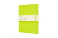 Moleskine Notizbuch XL, Blanko, Weicher Einband, Limetten Grün